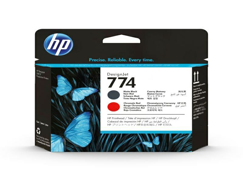 HP [P2V97A] HP 774 プリントヘッド MK/CR レッド | CaravanYU