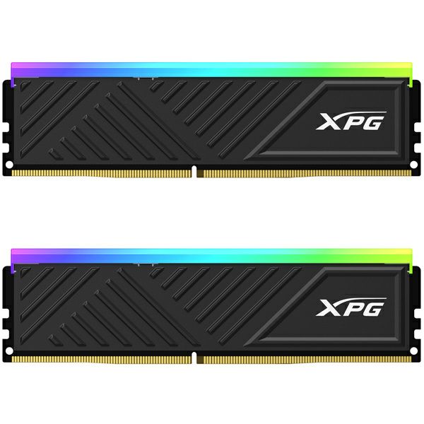 ＡＤＡＴＡ　Ｔｅｃｈｎｏｌｏｇｙ XPG SPECTRIX D35G BLACK DDR4-3200MHz U-DIMM 8GB×2 RGB DUAL TRAY 取り寄せ商品